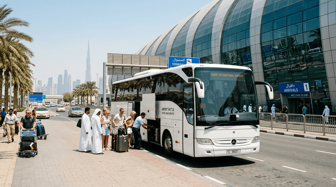 Group airport transfers at DXB and DWC: what to tell your bus company