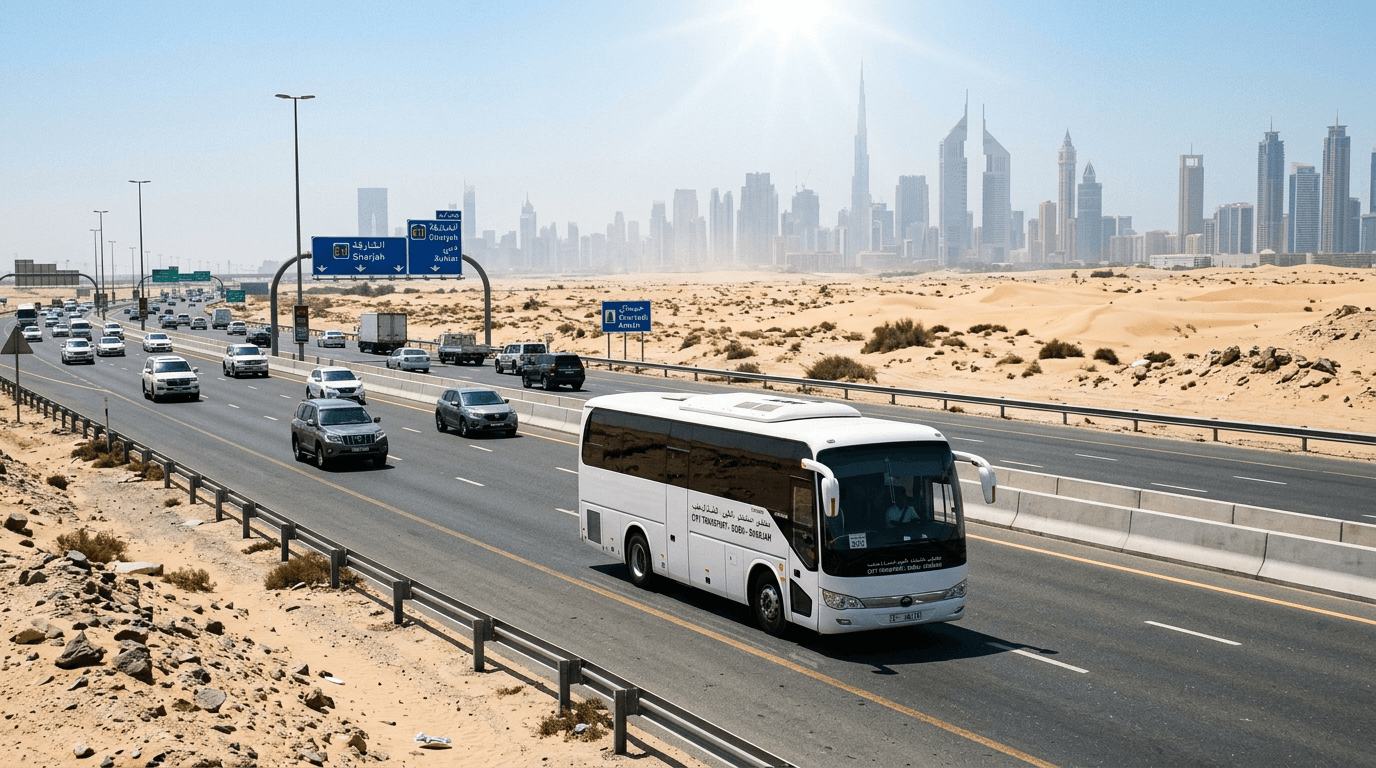 30-seat coaster bus — bus rental Dubai, 30 seats