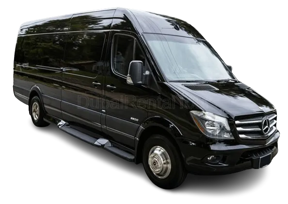 مرسيدس سبرينتر VIP hire Dubai مرسيدس سبرينتر VIP rental in Dubai with professional chauffeur